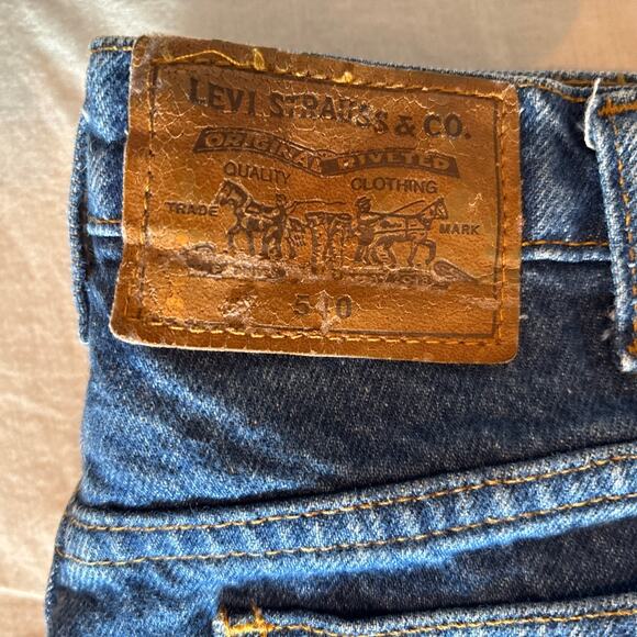 VTG Levi's 1992 540 Relaxed Fit Orange Tab Blue 5 Pocket Medium Wash 34x30 - Picture 4 of 10